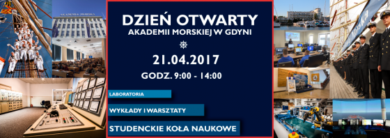 Dzień Otwarty Akademii Morskiej w Gdyni - 21.04.2017