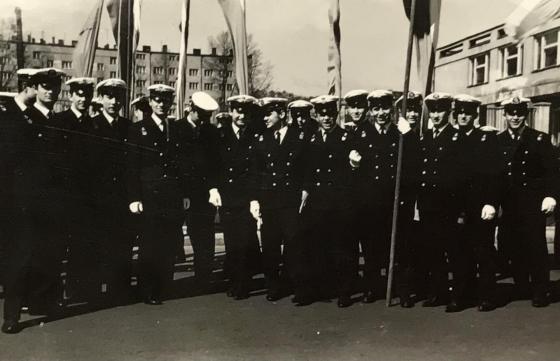 Przygotowanie do uroczystości - Wydział Mechaniczny /1965 rok/