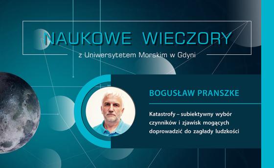 Plansza z tytułem Naukowe wieczory z UMG