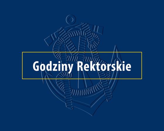 Plansza z hasłem Godziny Rektorskie