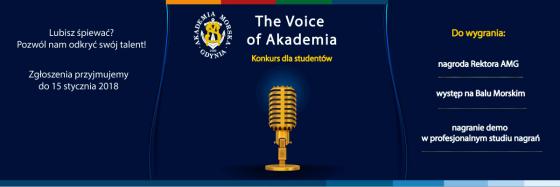 The Voice of Akademia - konkurs wokalny dla studentów