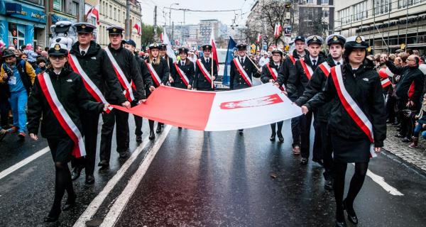 Koło Naukowe "Seaways" podczas Parady Niepodległości, fot. Kamil Dopke