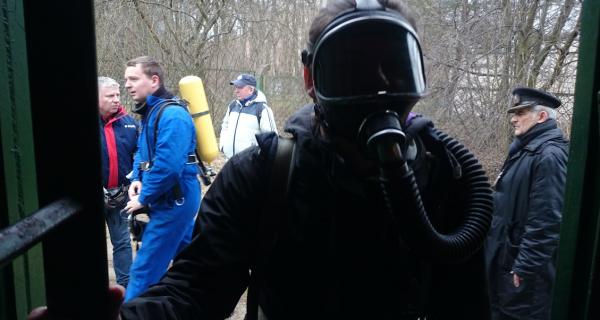 Inhalacja w kontenerze (fot. Przemysław Kuc)