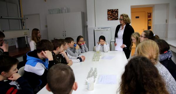 Wizyta uczniów w AMG, fot. Magdalena Zajk